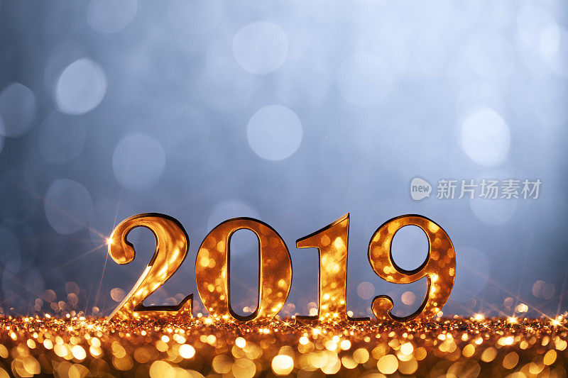 新年圣诞装饰2019 -金蓝派对庆祝